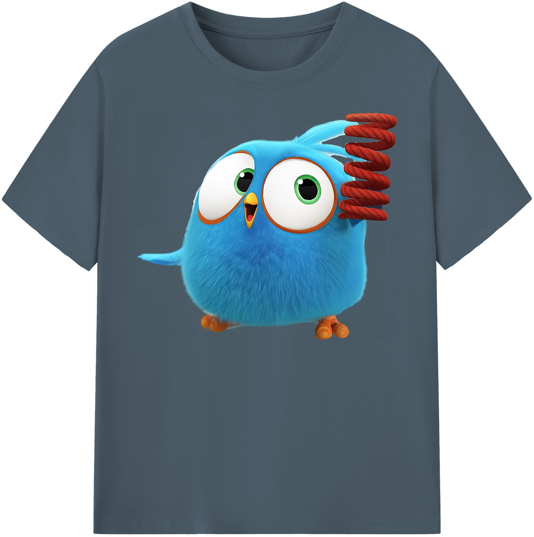 （画像用） Angry Birds アングリーバード 綿100％半袖Tシャツ（フロントプリント）